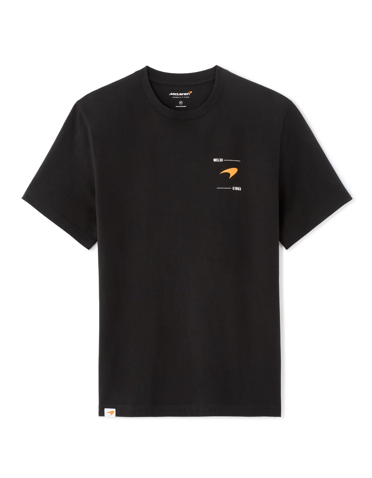 McLaren Racing-Slim Fit- 100% Cotton-Crew Neck T-Shirt
