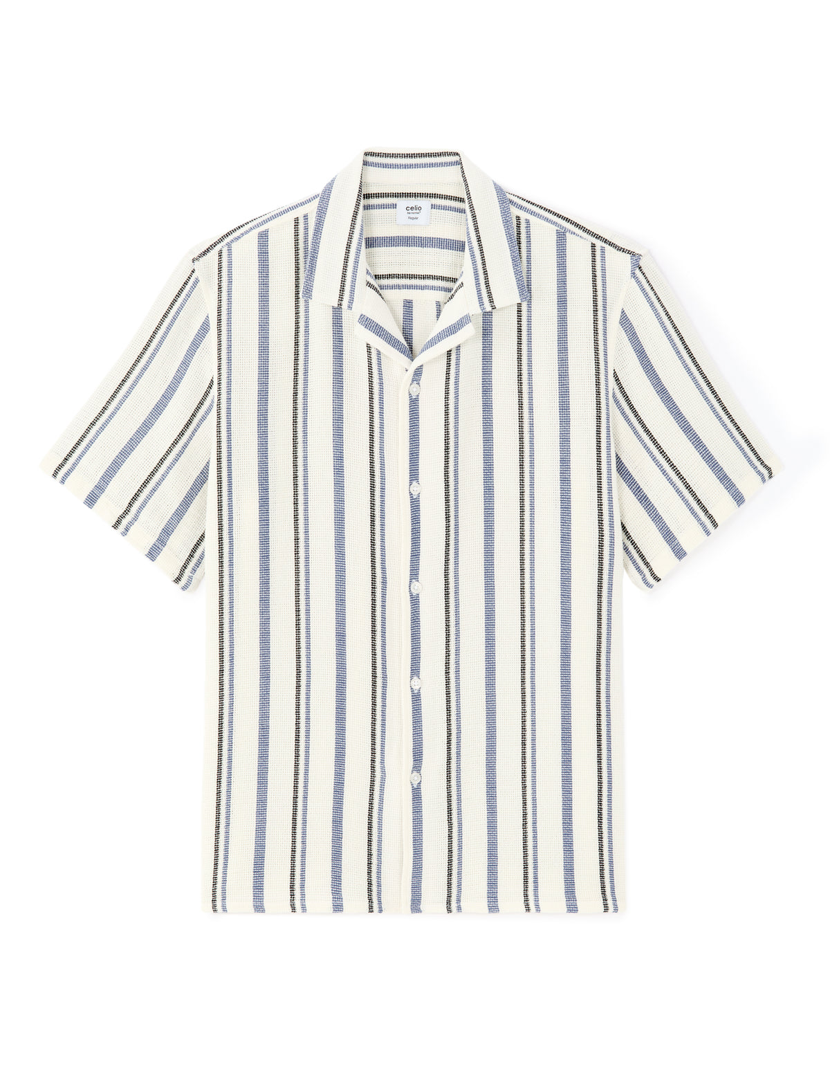 Regular Fit Polyester Shirt - Blue