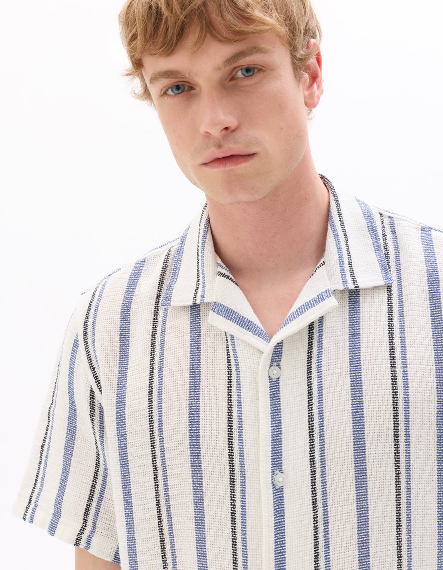 Regular Fit Polyester Shirt - Blue