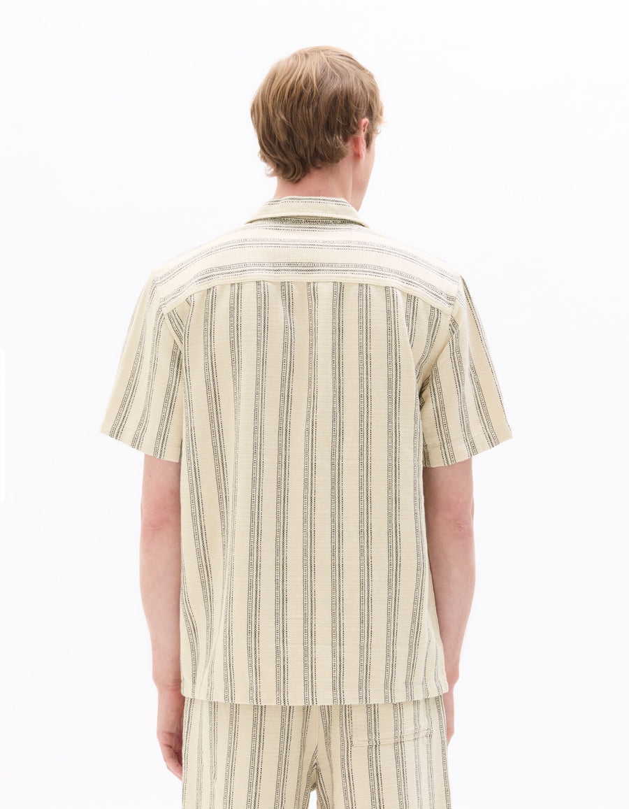 Regular Fit 100% Cotton Regular Collar Shirts - Off White