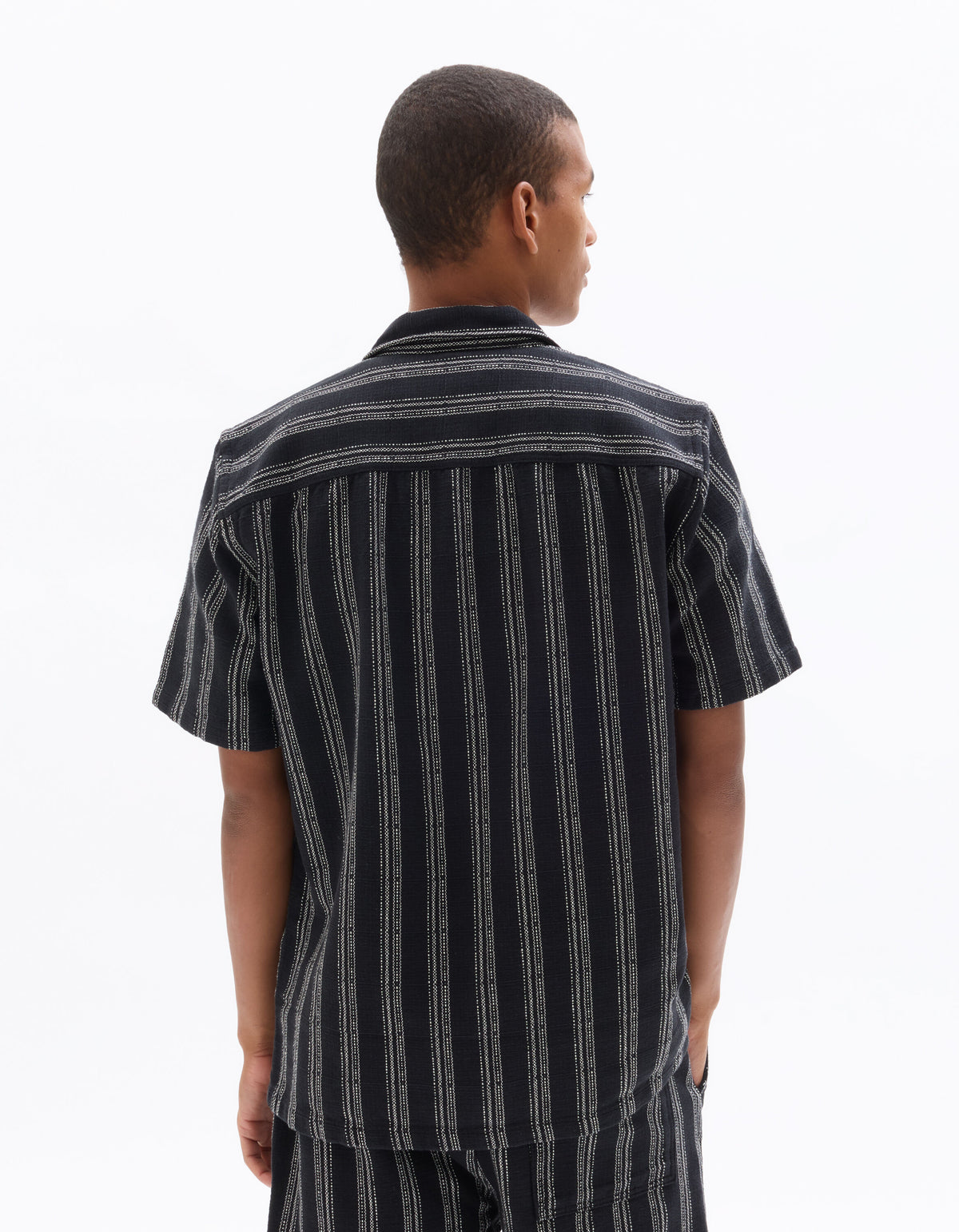 Regular Fit 100% Cotton Regular Collar Shirts - Black