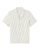 Regular Fit 100% Cotton Printed Polo Collar Shirt - Khaki