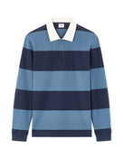 Regular Fit 100% Cotton Stripes Polo Collar T-Shirts