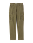 Straight Fit 100% Cotton Casual Trousers - Khaki