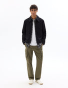 Straight Fit 100% Cotton Casual Trousers - Khaki