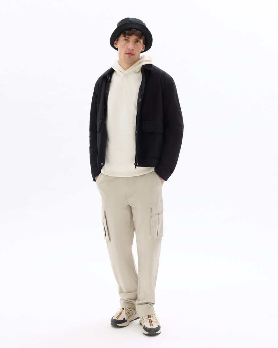 Straight Fit 100% Cotton Casual Trousers - Beige