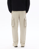 Straight Fit 100% Cotton Casual Trousers - Beige