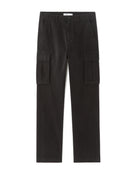 Straight Fit 100% Cotton Casual Trousers - Black