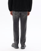 Straight Fit 100% Cotton Jeans - Black