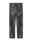 Straight Fit 100% Cotton Jeans - Black