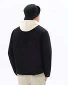 Regular Fit 100% Cotton Spread Collar Jacket - Black