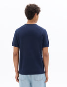 Regular Fit 100% Cotton Crew Neck T-Shirt - Navy Blue