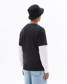Regular Fit 100% Cotton Printed Round Neck T-Shirt - Black