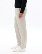 Straight Fit Poly Viscose Casual Trousers - Beige