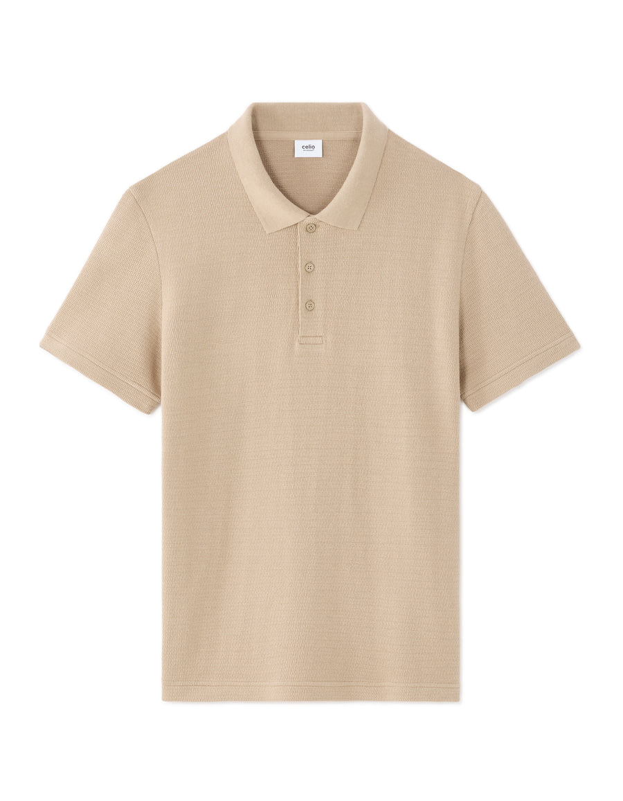 Regular Fit 100% Cotton T-Shirt - Taupe