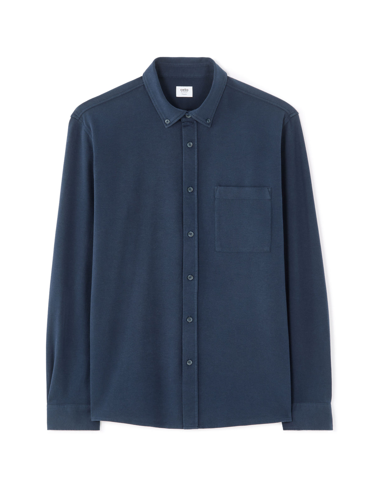 Regular Fit 100% Cotton Solid Spread collar Shirts