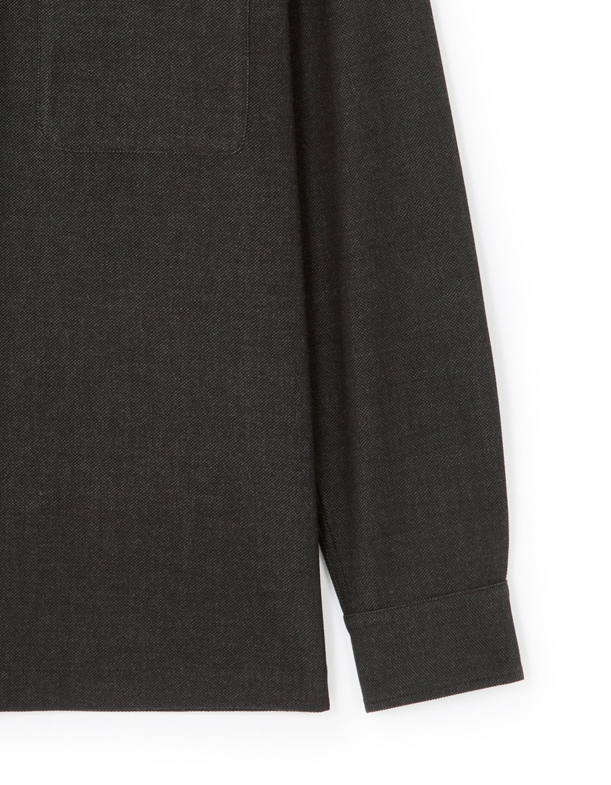 Oversized Poly Viscose Solid Spread Collar Shirts - Grey