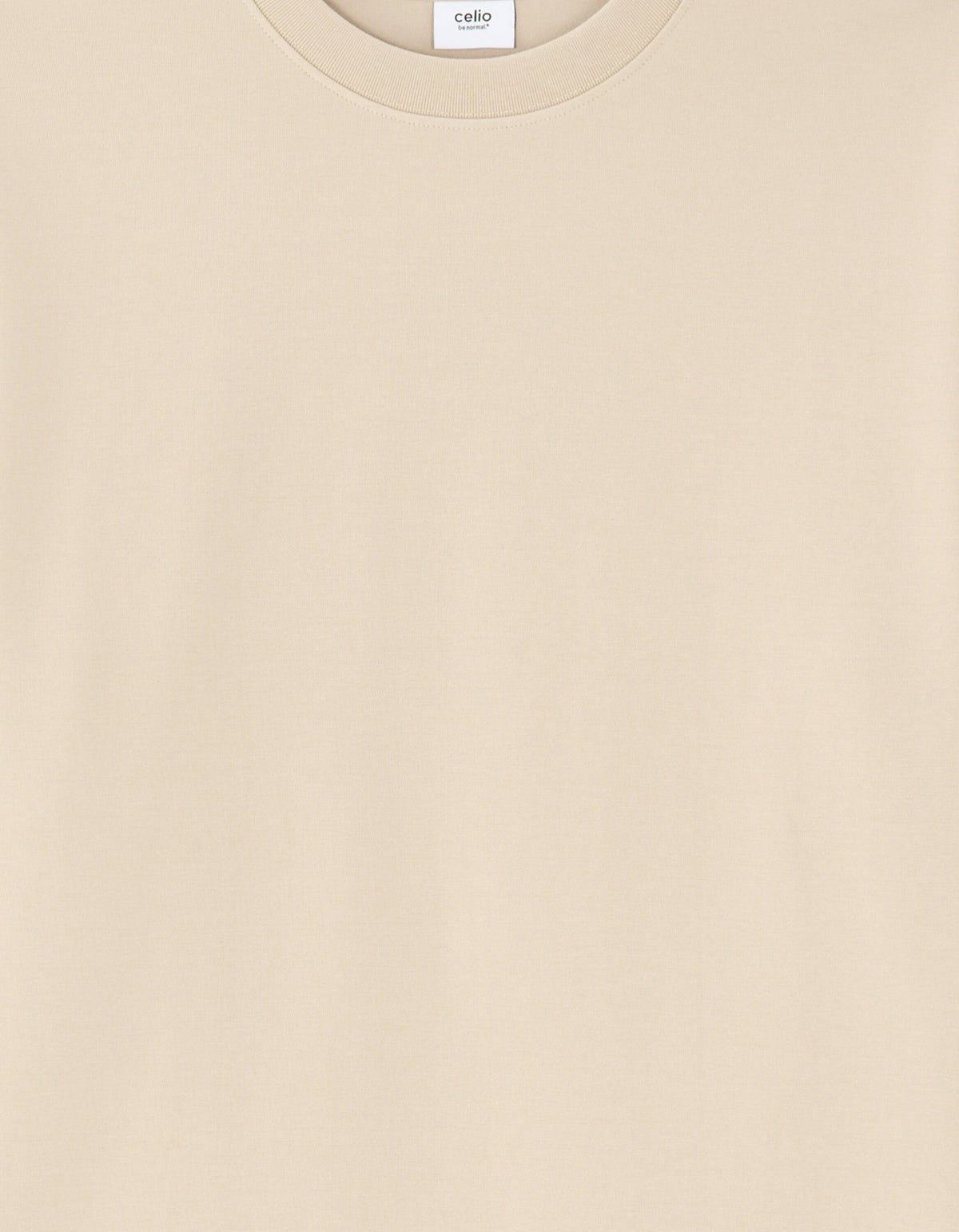 Loose Fit Poly-Cotton Solid Crew Neck Sweatshirt