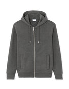Regular Fit Cotton Blend Hooded Sweatshirt - Grey