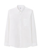 Regular Fit 100% Cotton Spread Collar Shirt - White