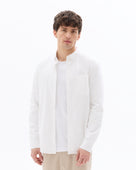 Regular Fit 100% Cotton Spread Collar Shirt - White