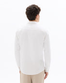 Regular Fit 100% Cotton Spread Collar Shirt - White