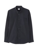 Regular Fit 100% Cotton Spread Collar Shirt - Navy Blue