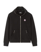 Naruto Shippuden Oversized Fit 100% Cotton Printed Zip-Up Hooded Sweatshirt- Black