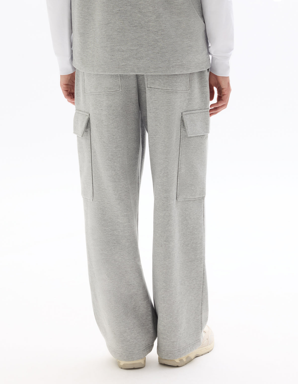 Loose cargo Fit Cotton Blend Casual Jogging Pant - Grey