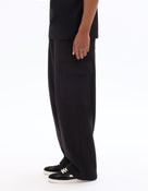 Loose cargo Fit Cotton Blend Casual Jogging Pant - Black
