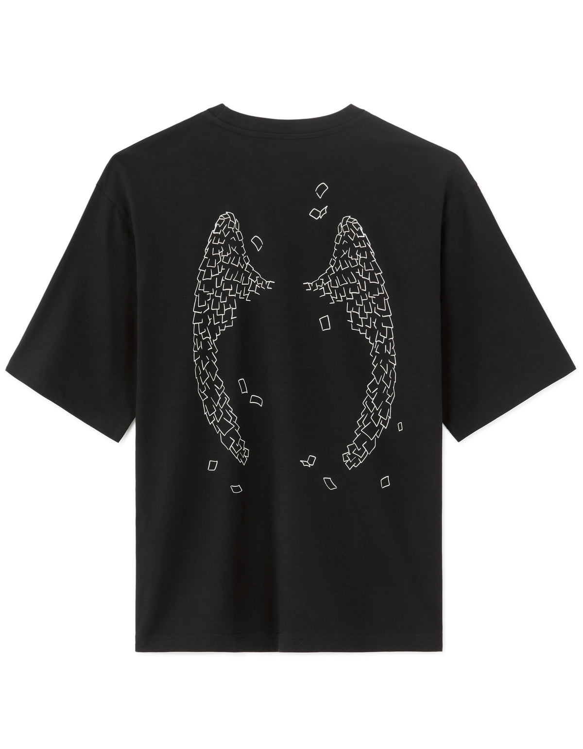Naruto Shippude Oversized Fit 100% Cotton Printed Crew Neck T-Shirt - Black
