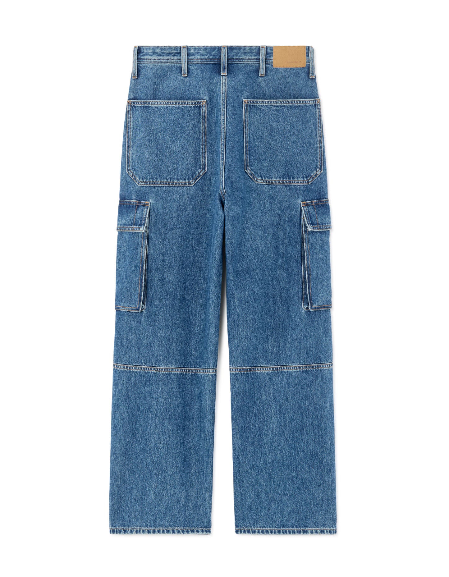 Loose Fit 100% Cotton Solid Jeans