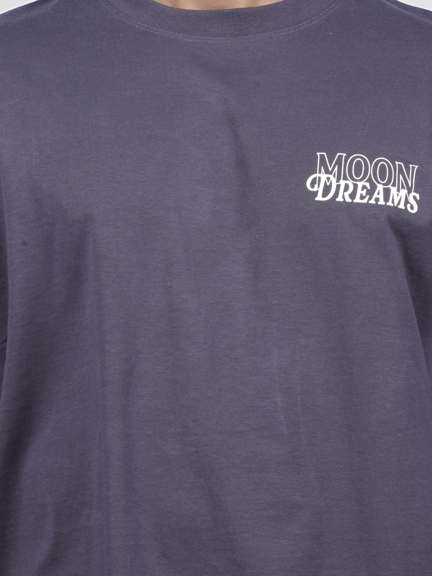 Celio* Men Blue Printed Oversized Cotton T-shirt