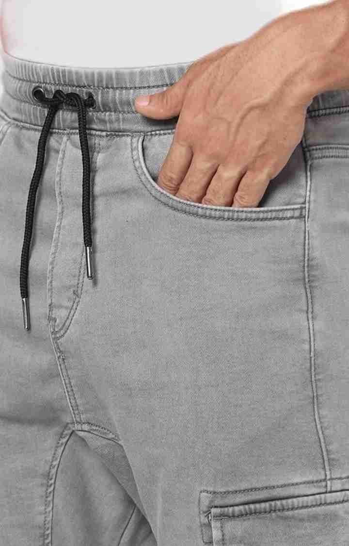 Celio* Cotton Slim Fit Grey Jean