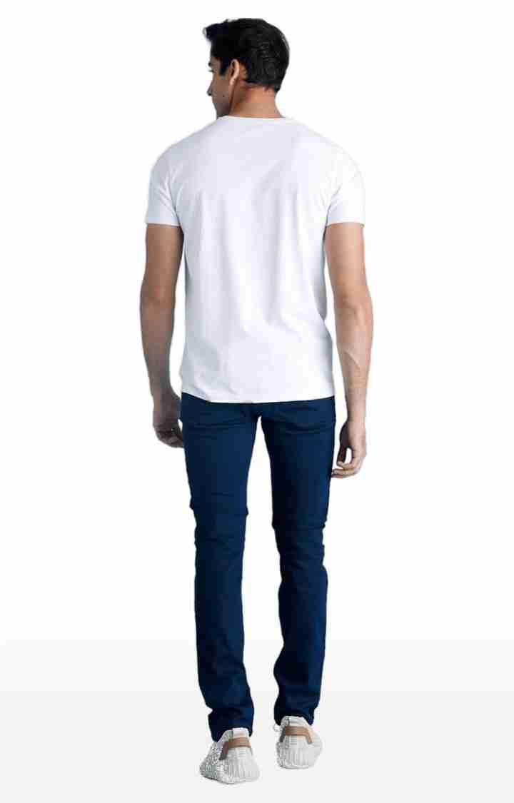 Celio* Cotton-Blend Slim Fit Blue Jean