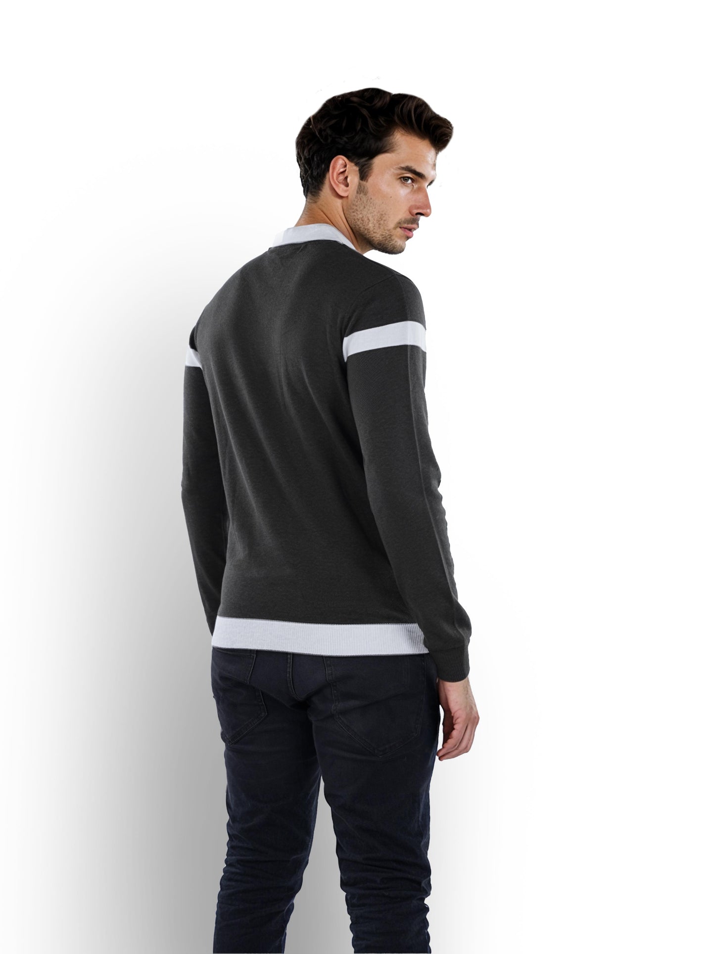 Celio* Colourblock Regular Fit Cotton Olive T-Shirt