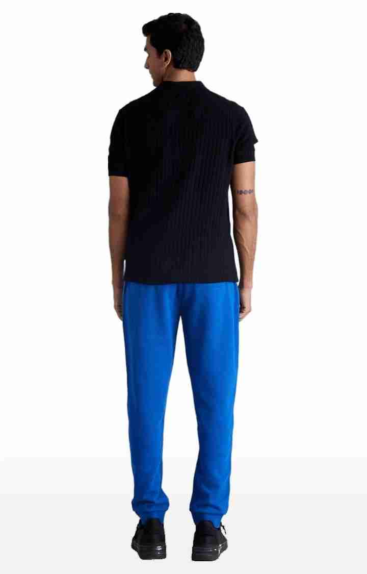 Celio* Cotton Skinny Fit Blue Trouser