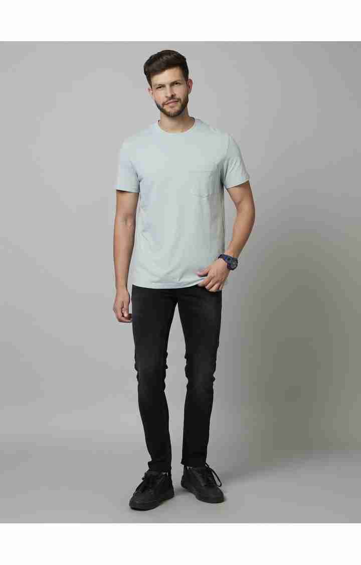 Celio* Cotton Skinny Fit Black Jean