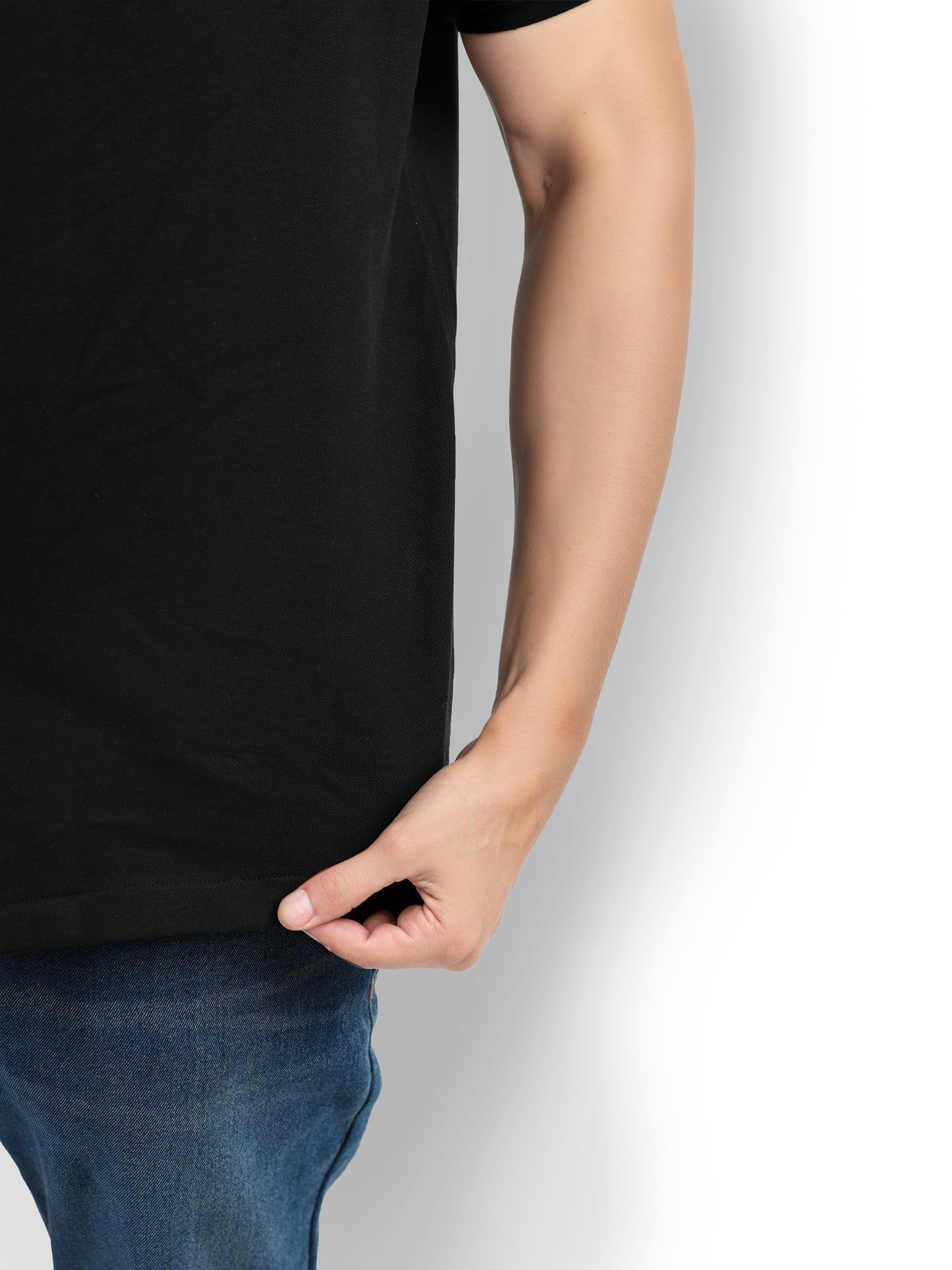 Celio* Solid Regular Fit Cotton Black Shirt