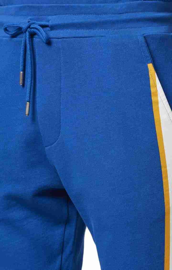 Celio* Mumbai Indians Cotton Regular Fit Navy Blue Trouser