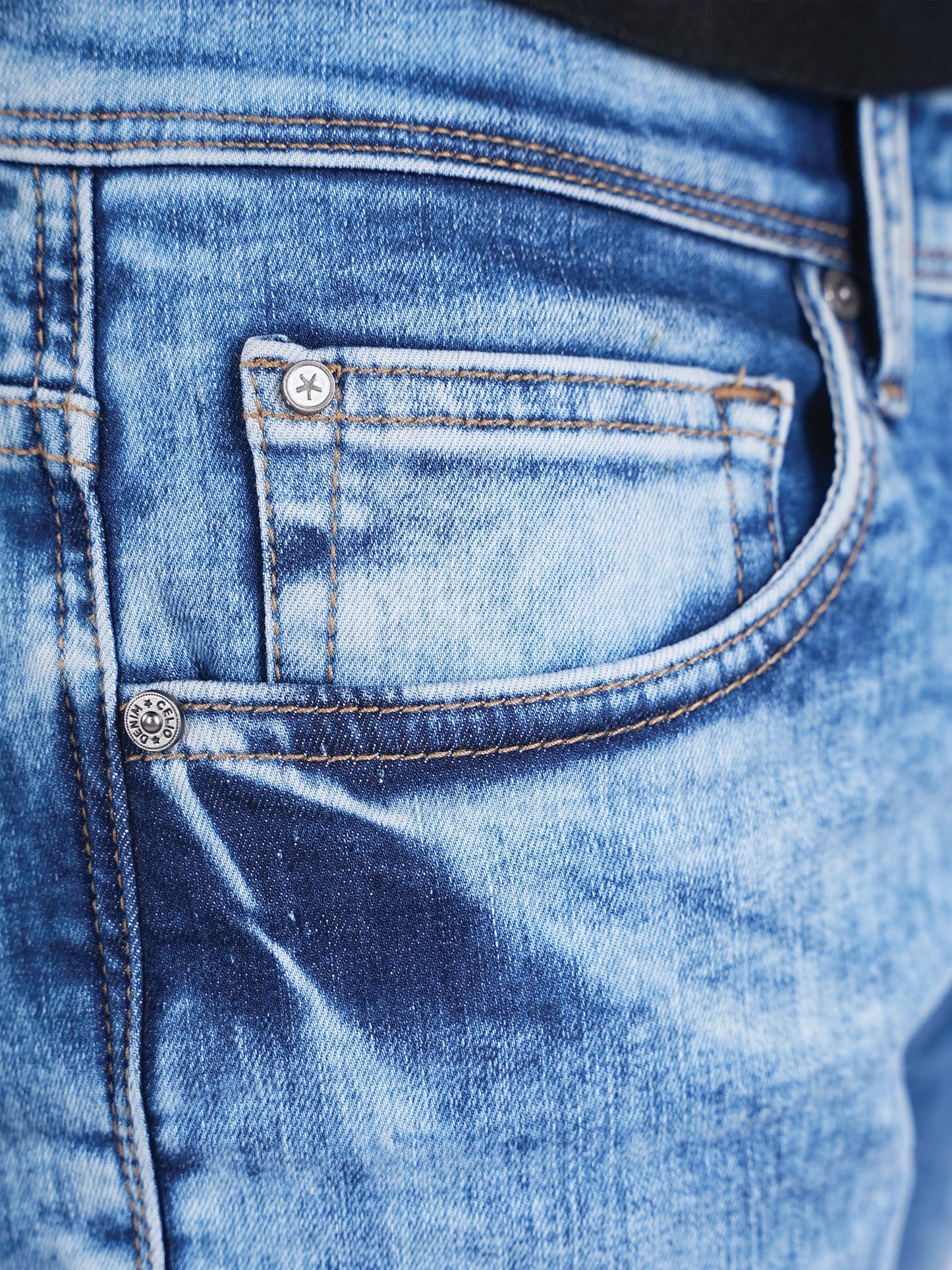 Celio* Cotton Skinny Fit Blue Jean