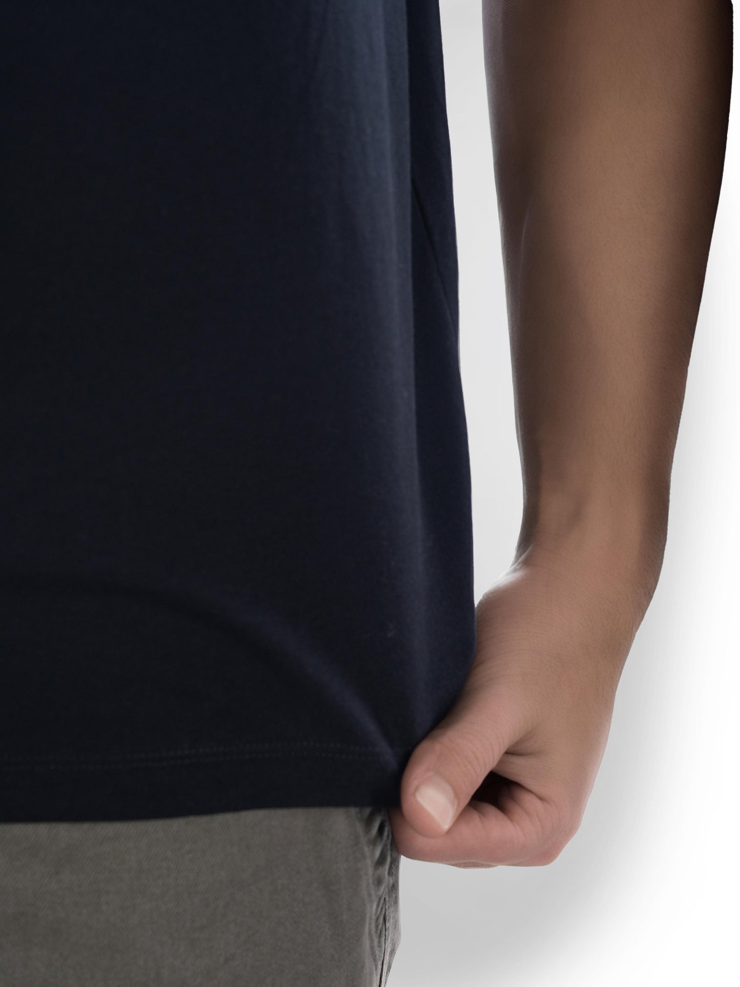 Celio* Printed Straight Fit Cotton Black T-Shirt