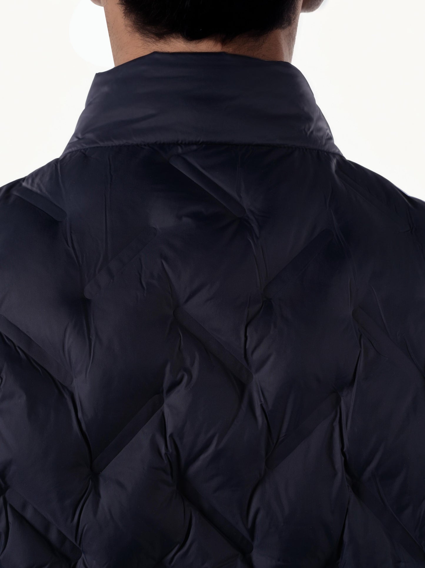 Celio* Solid Regular Fit Polyamide Navy Blue Jacket