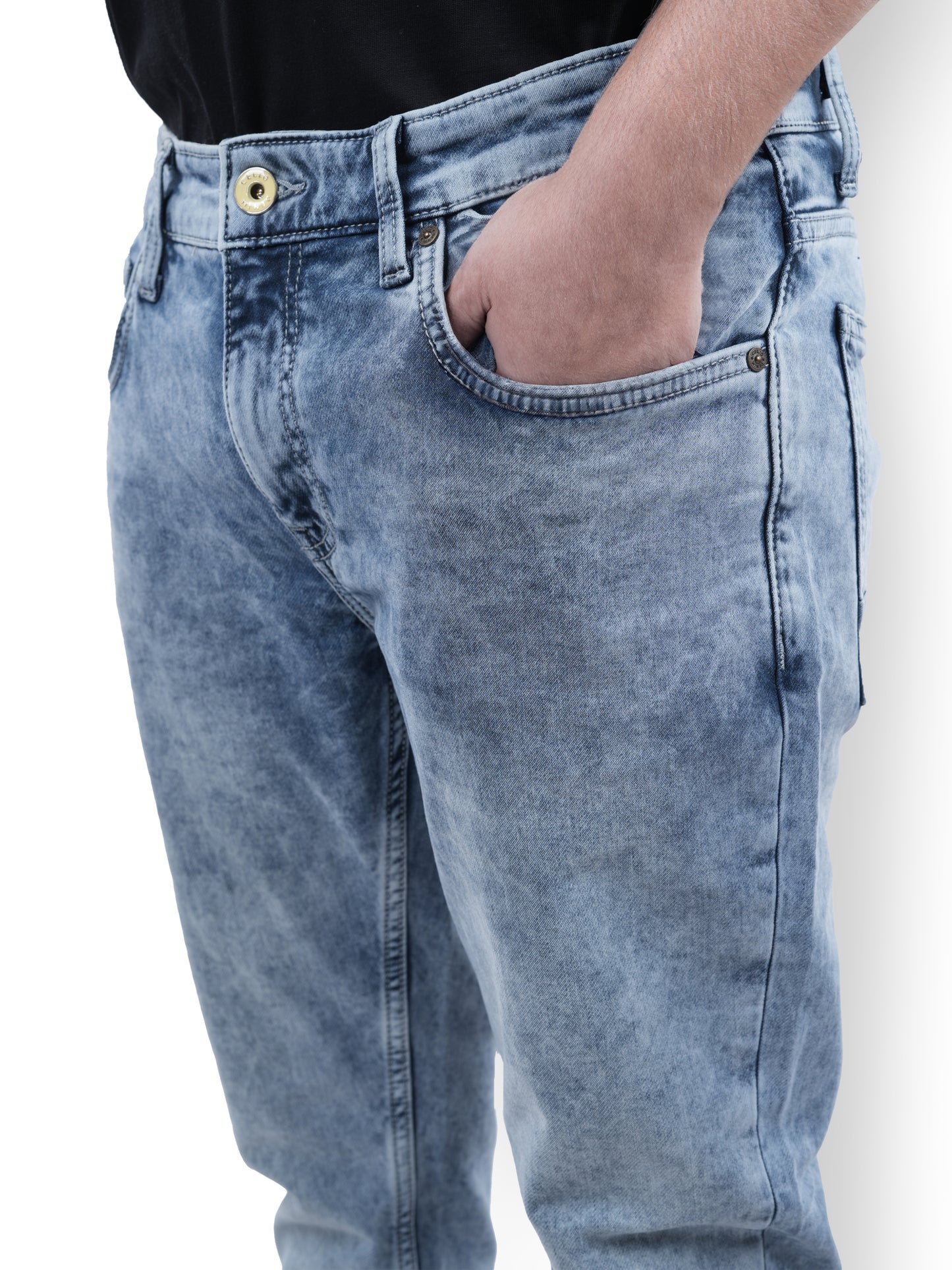 Celio* Cotton Skinny Fit Blue Jean