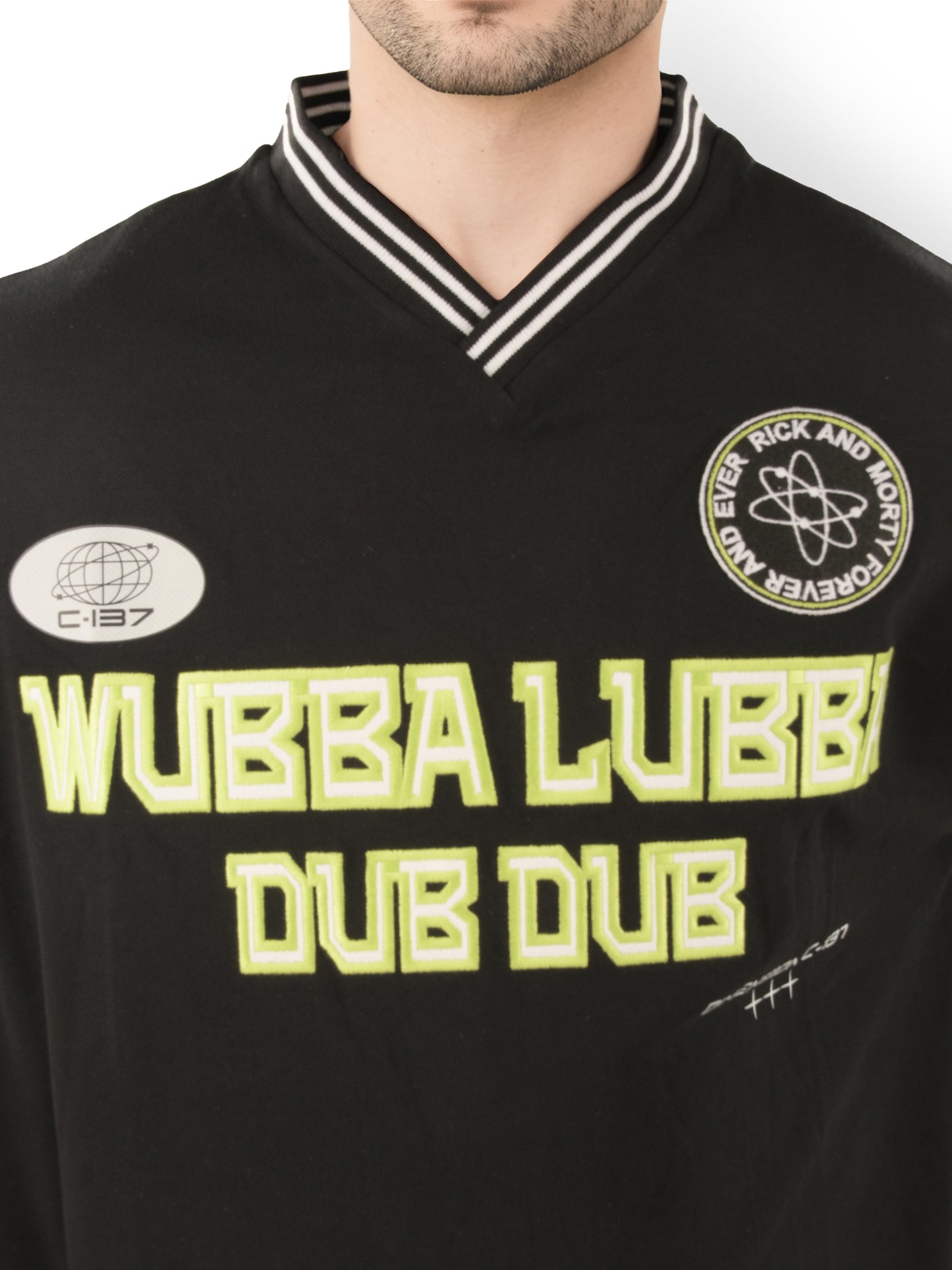 Celio* Rick N Moorty Regular Fit Cotton Black T-Shirt