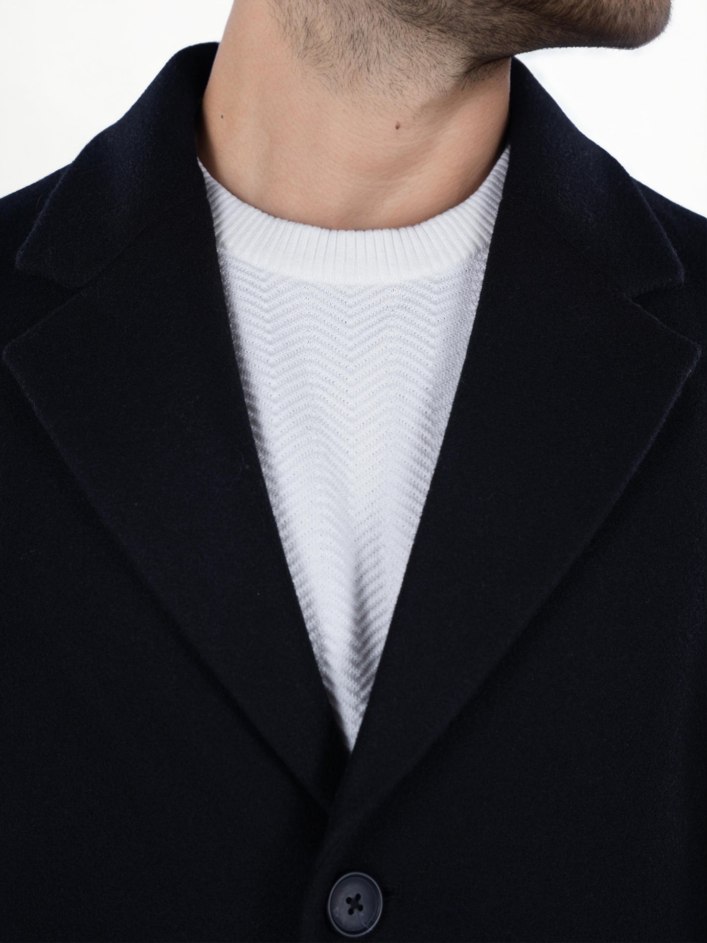 Celio* Solid Regular Fit Polyester Black Jacket