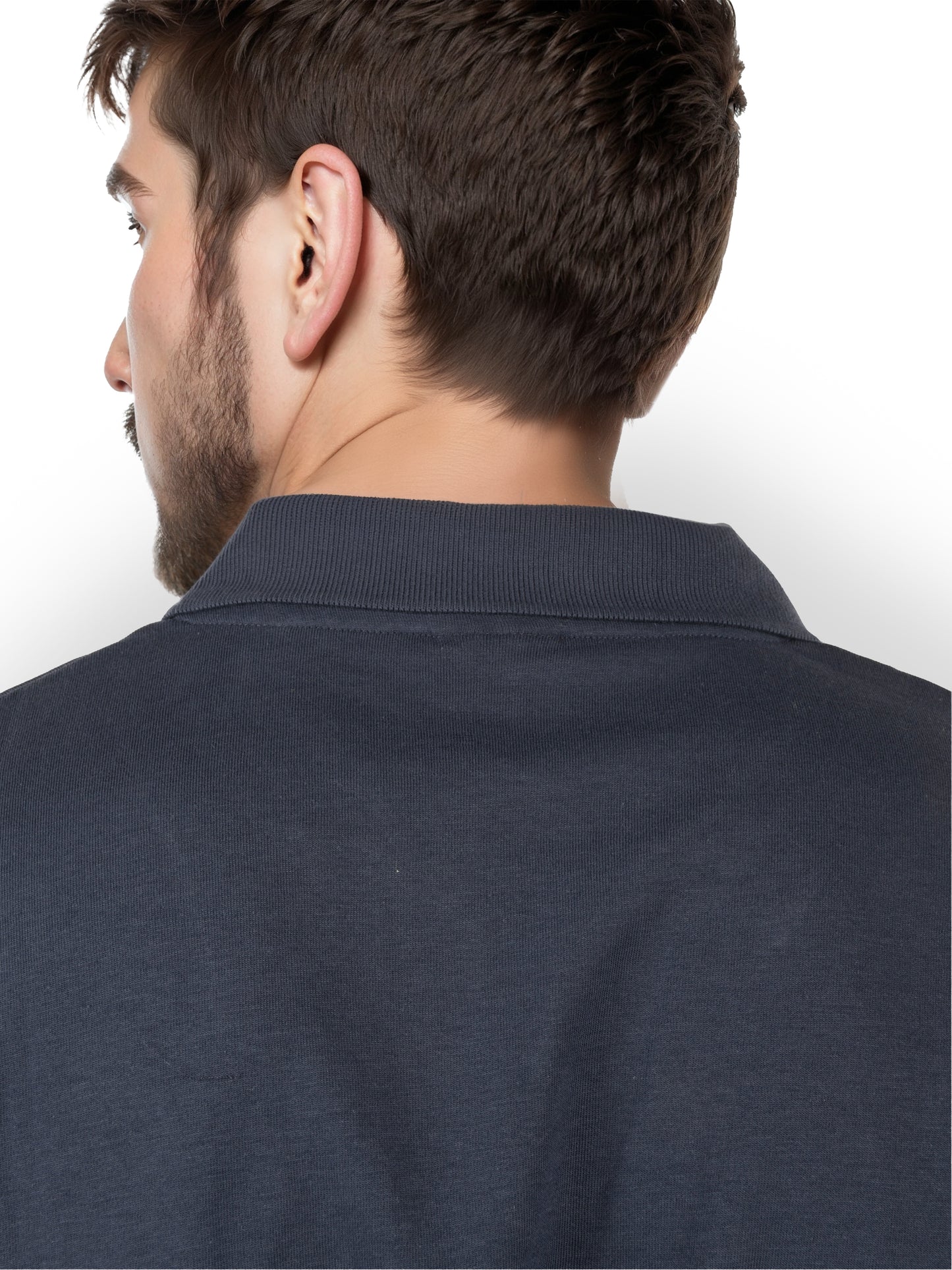 Celio* Solid Regular Fit Cotton Navy Blue T-Shirt