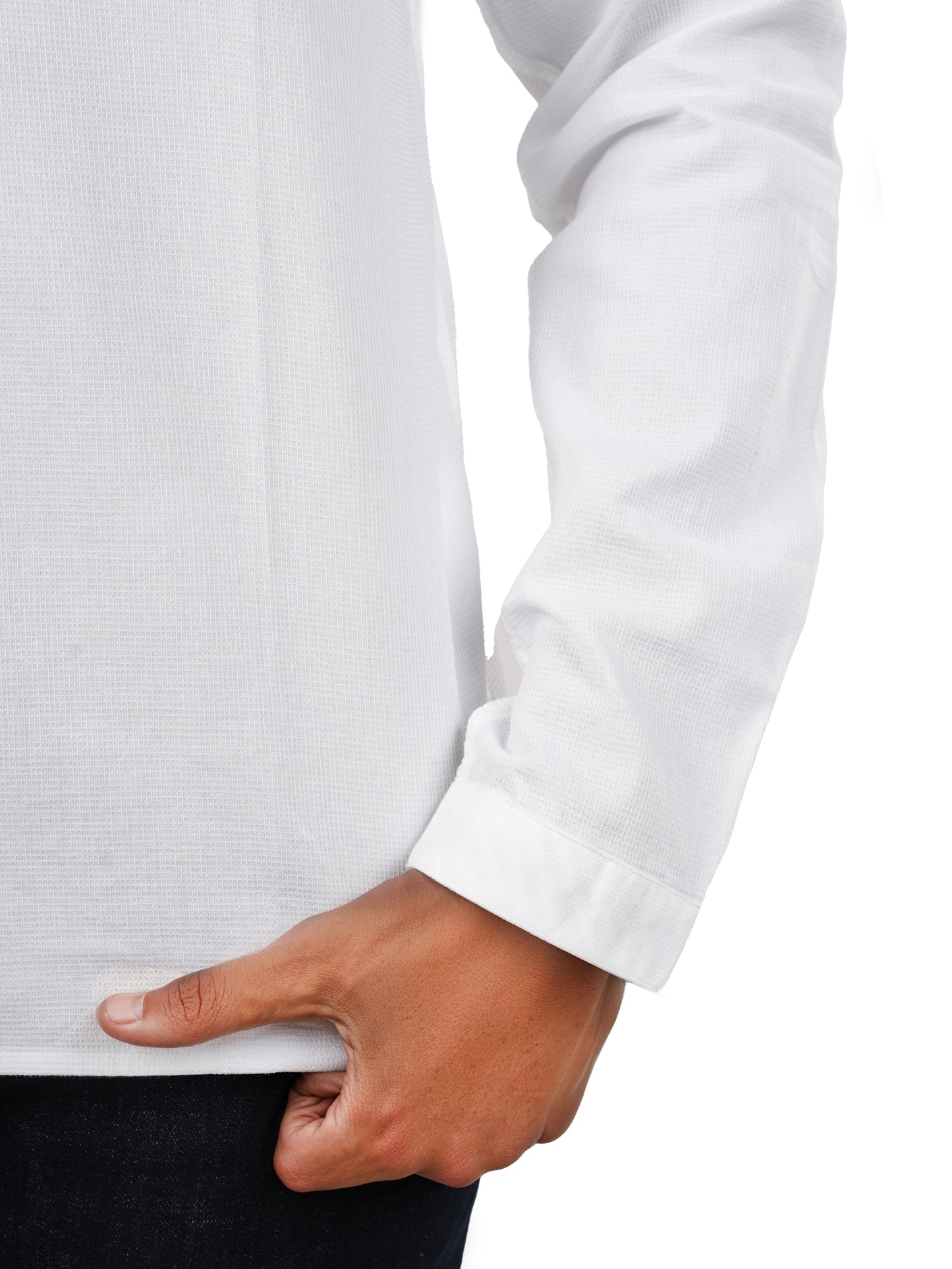 Celio* Solid Regular Fit Cotton White Shirt