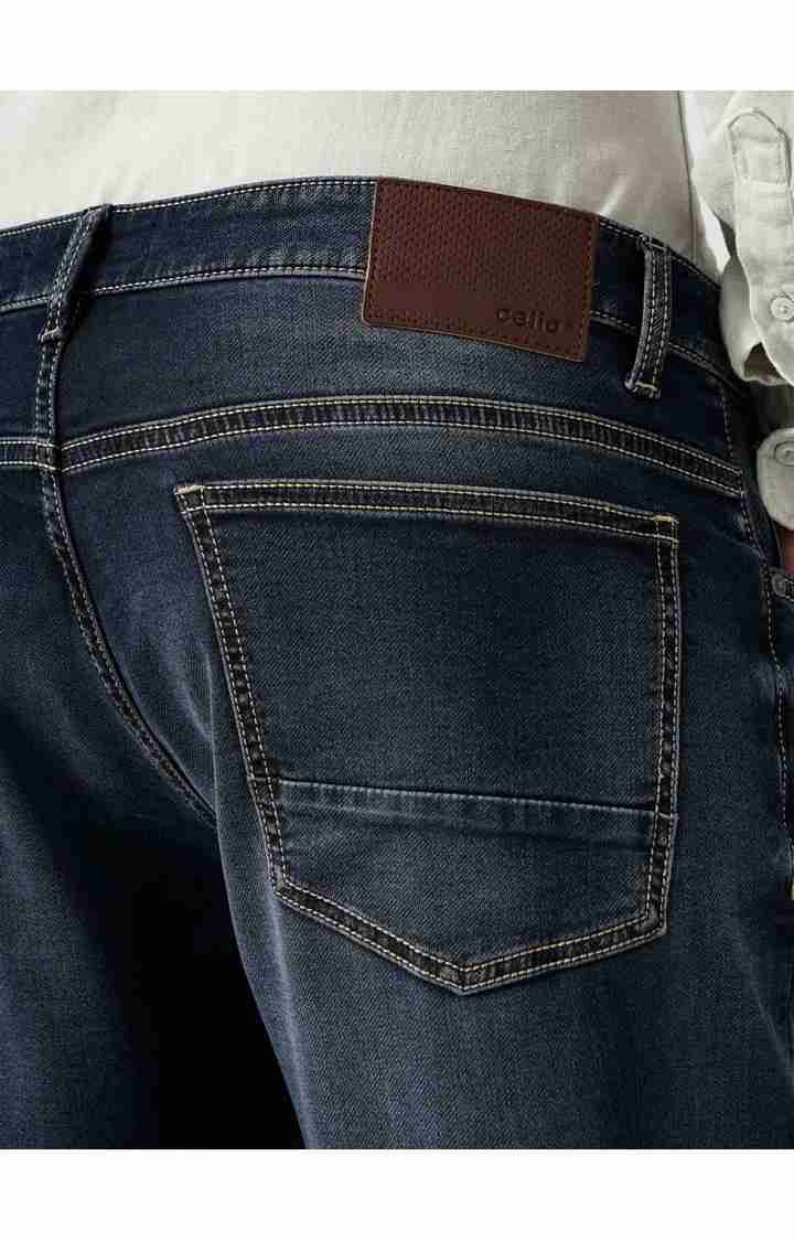 Celio* Cotton Skinny Fit Blue Jean