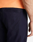 Straight Fit Trousers - Navy Blue